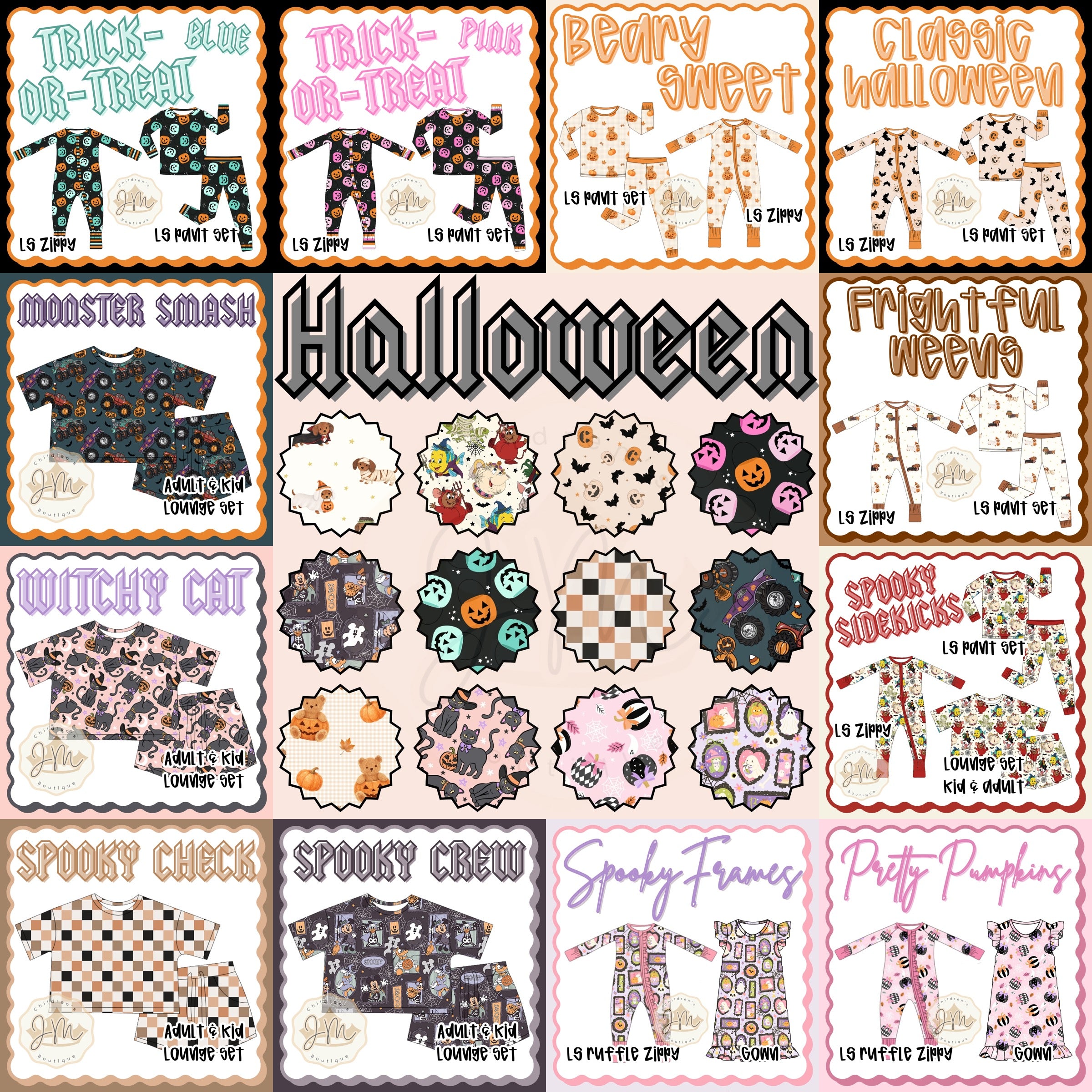Halloween Bamboo - adults