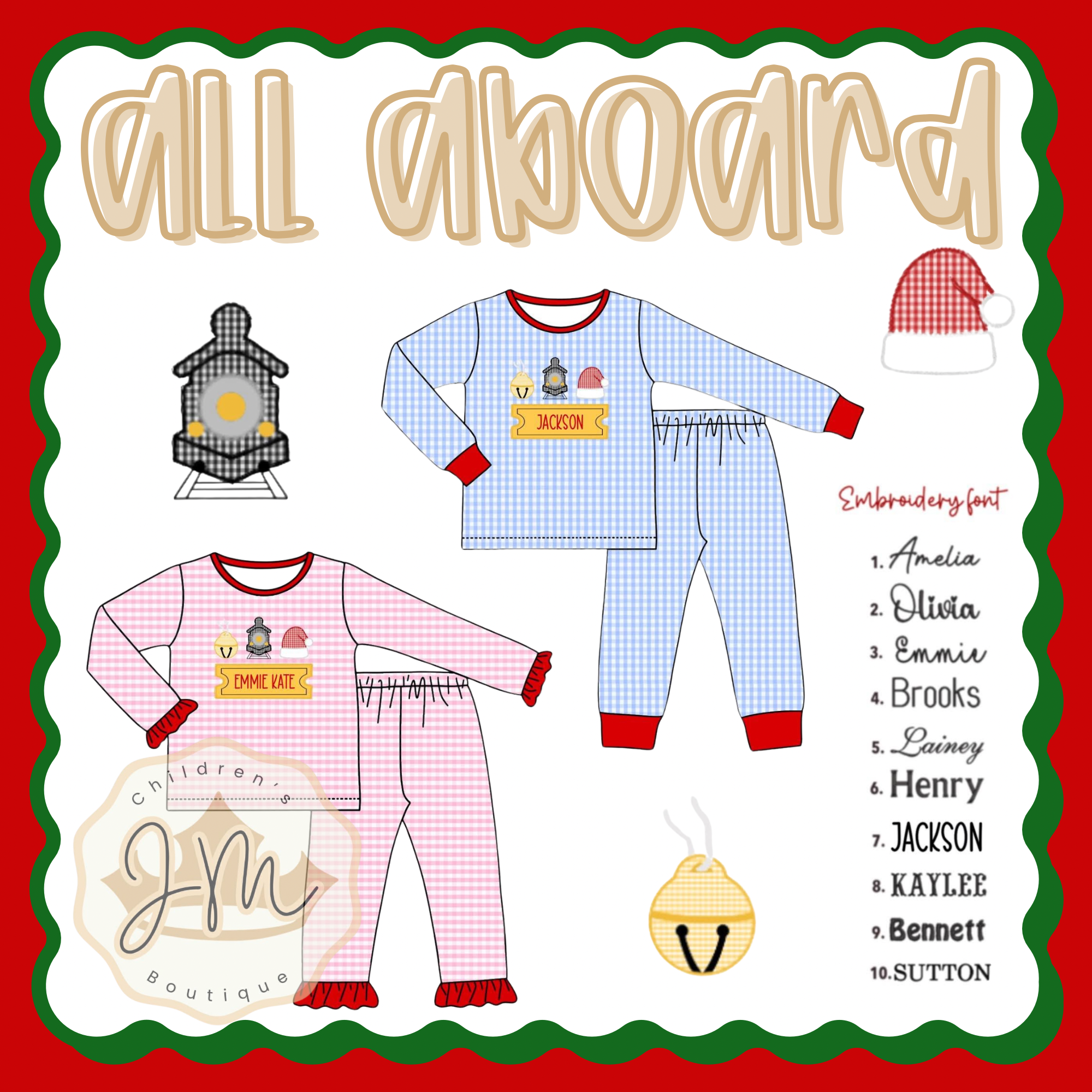 All aboard pj set