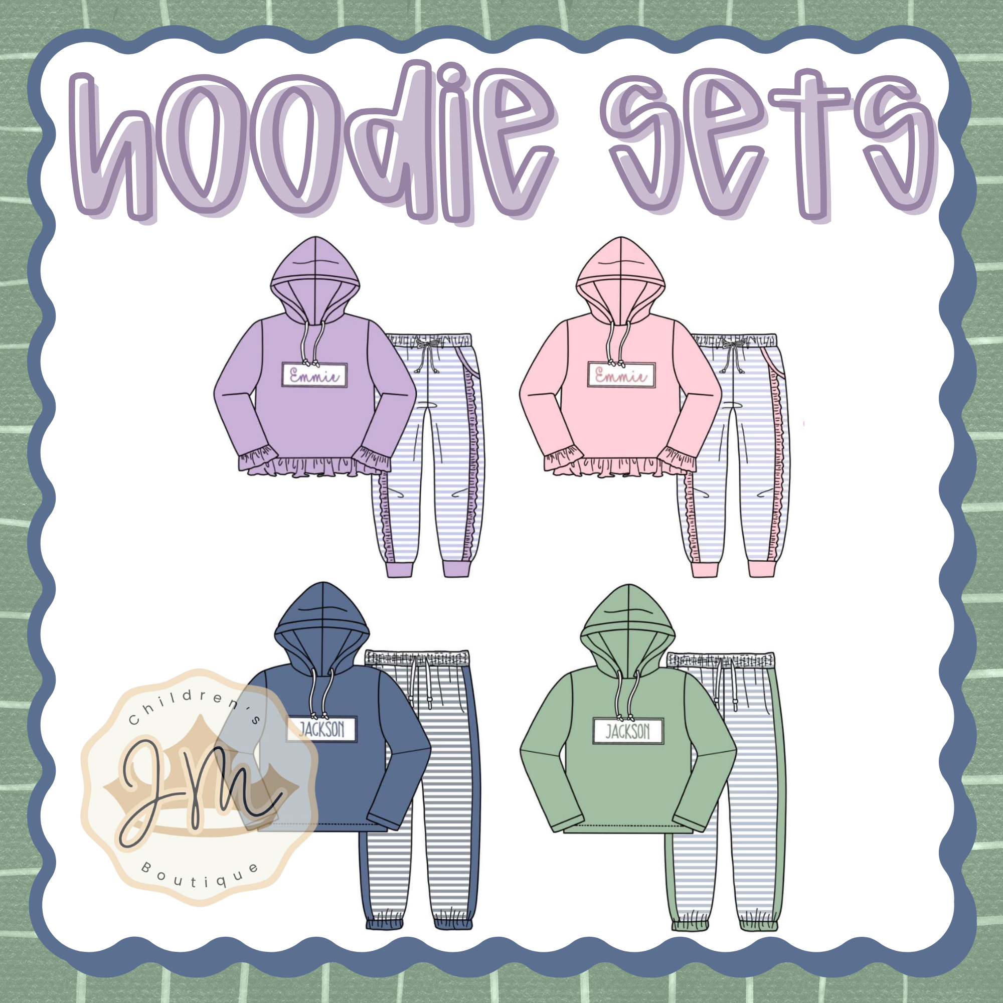 Colored Jogger Sets