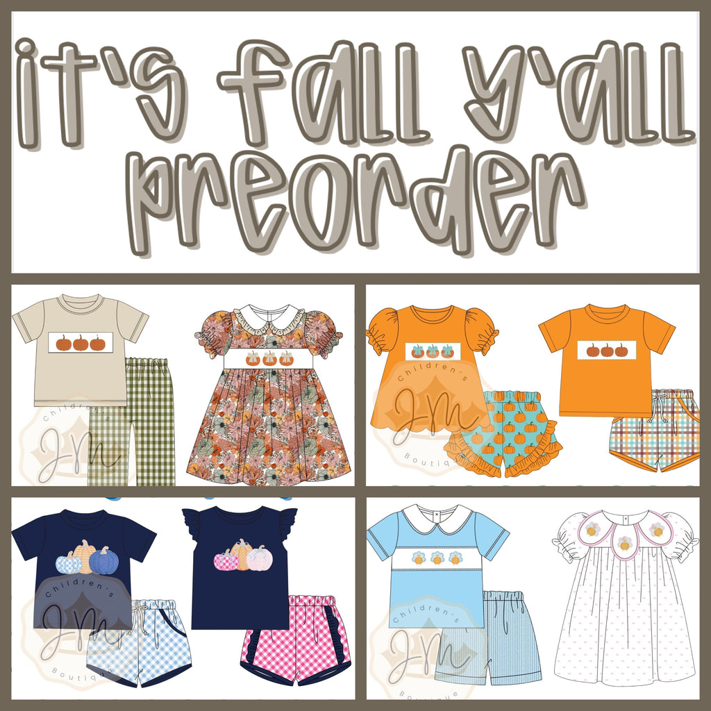 It's Fall Y'all Preorder Pt. 1